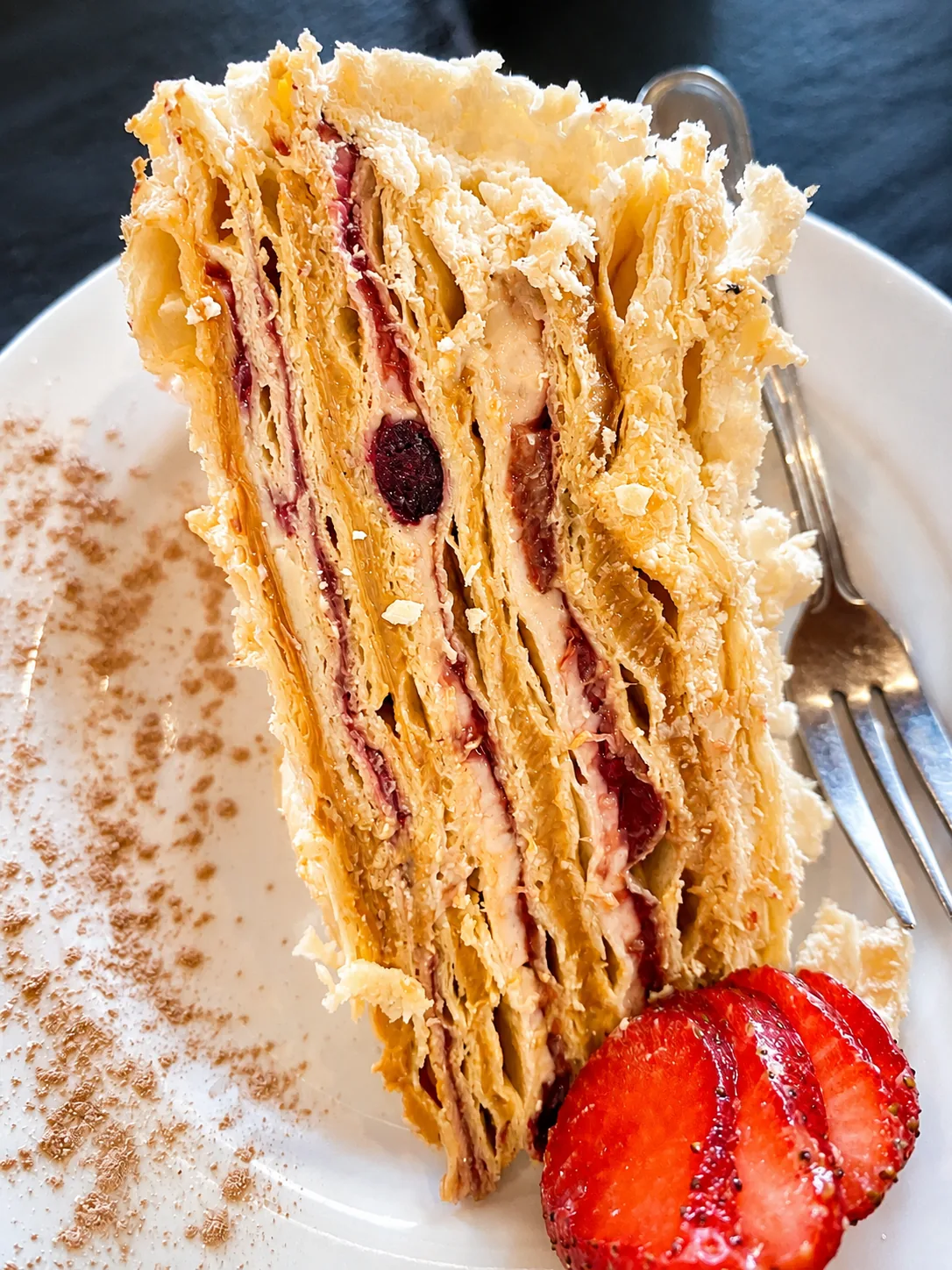 Postre servido en Mitifuu